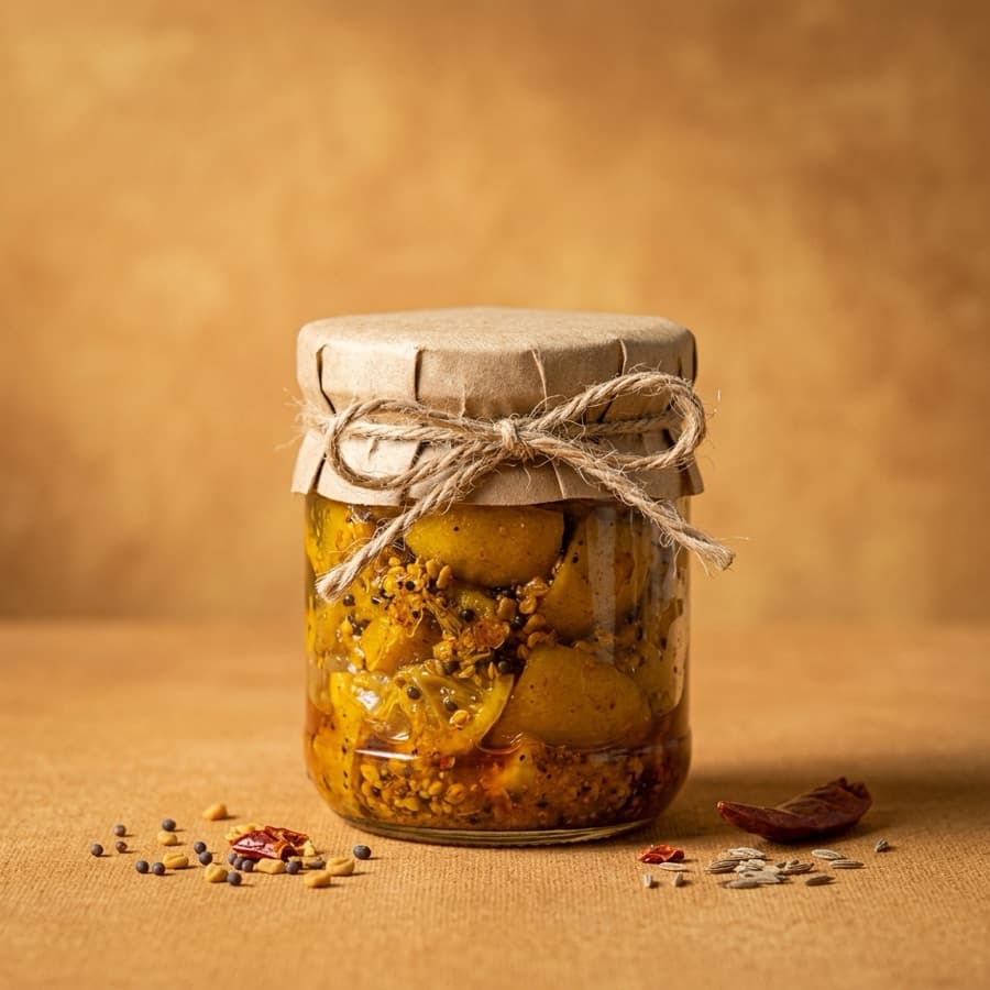 A jar of citron pickle